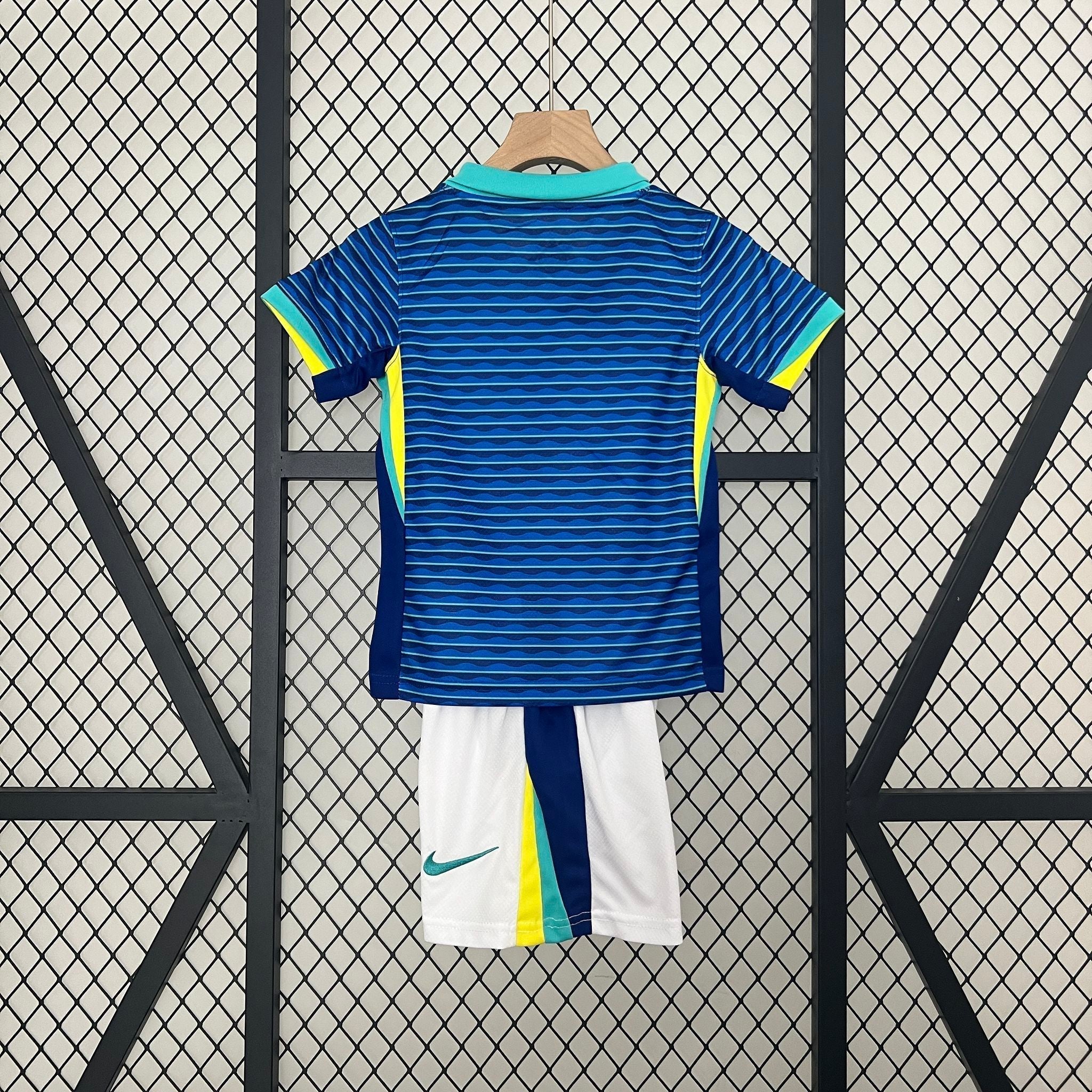 Brazil Away Retro Kids Kit 2024 - FutStore