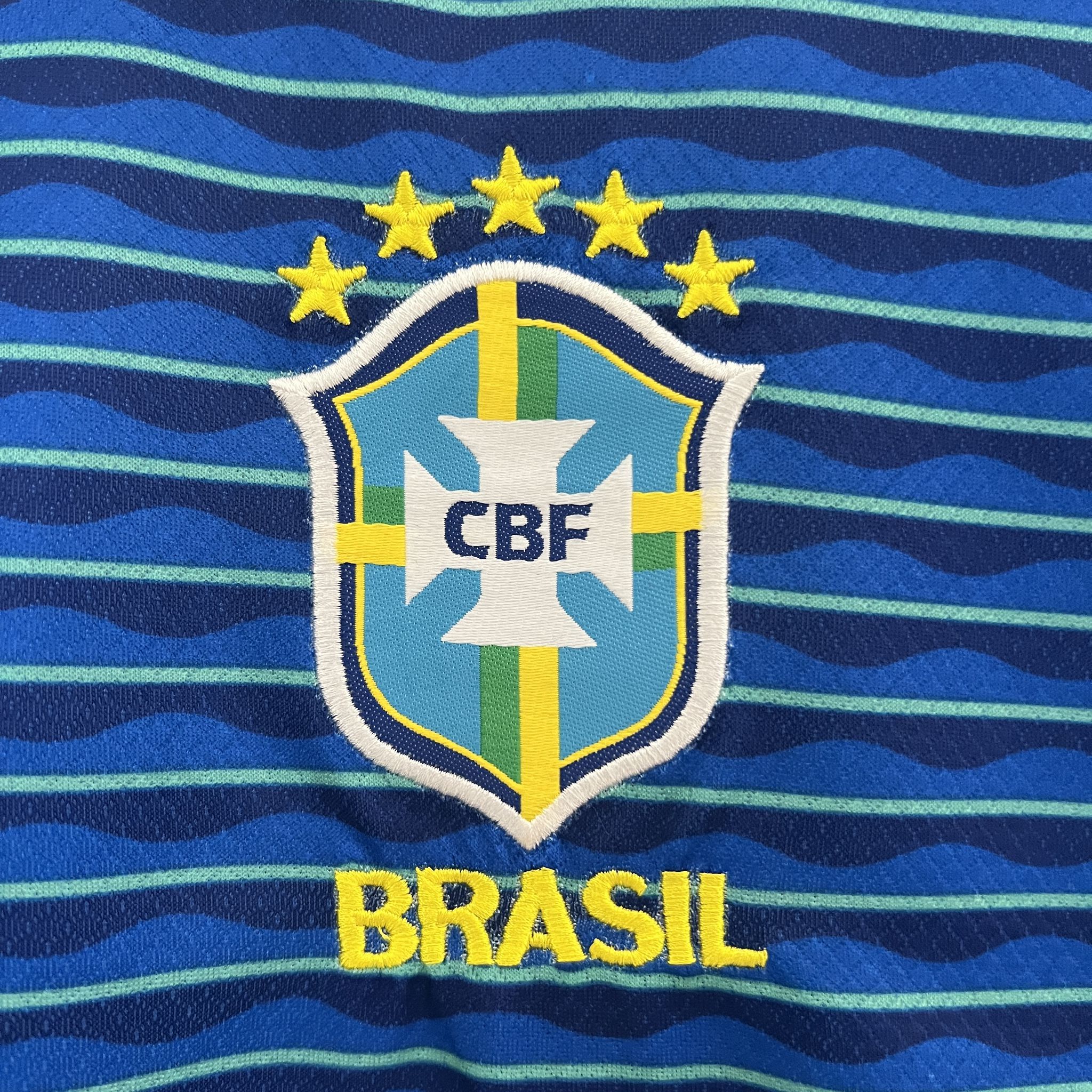 Brazil Away Retro Kids Kit 2024 - FutStore