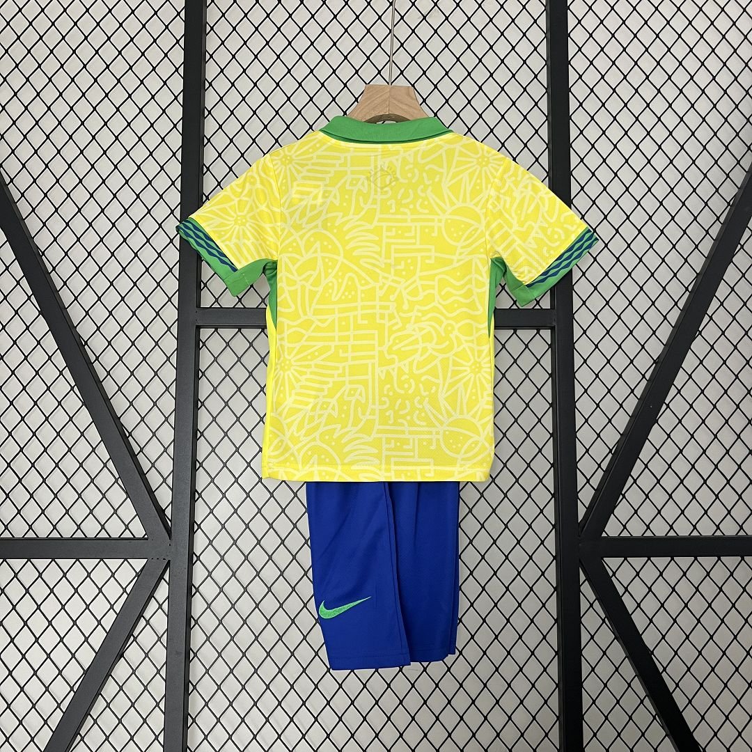 Brazil Home Kids Kit 2024 - FutStore