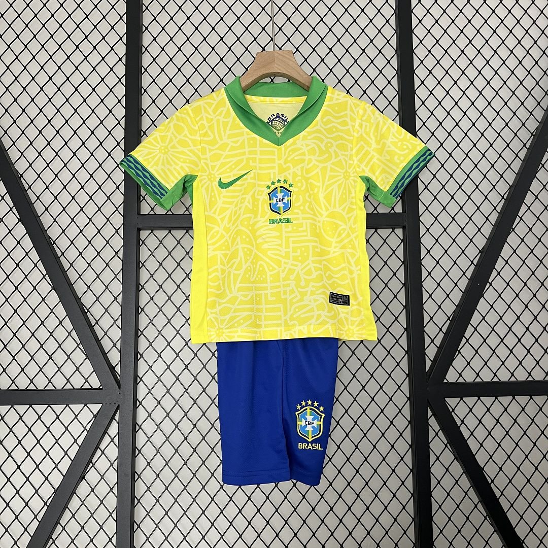 Brazil Home Kids Kit 2024 - FutStore