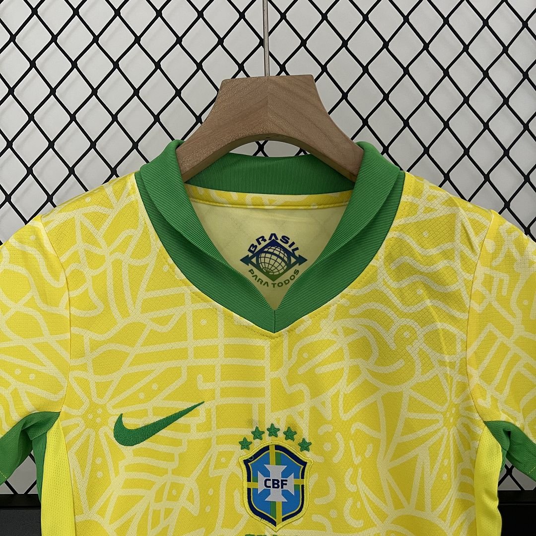 Brazil Home Kids Kit 2024 - FutStore