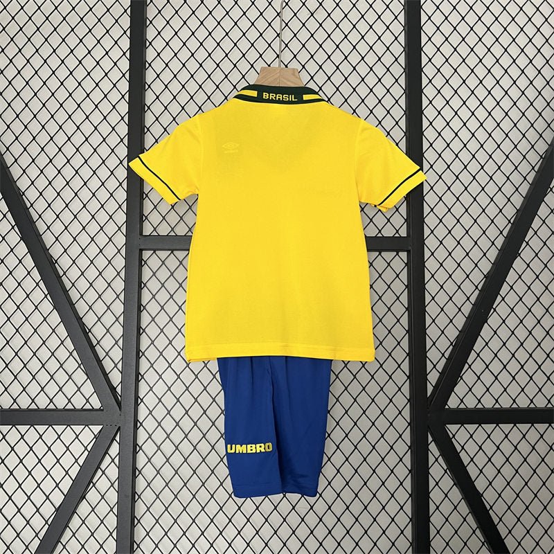 Brazil Home Retro Kids Kit 1994 - FutStore