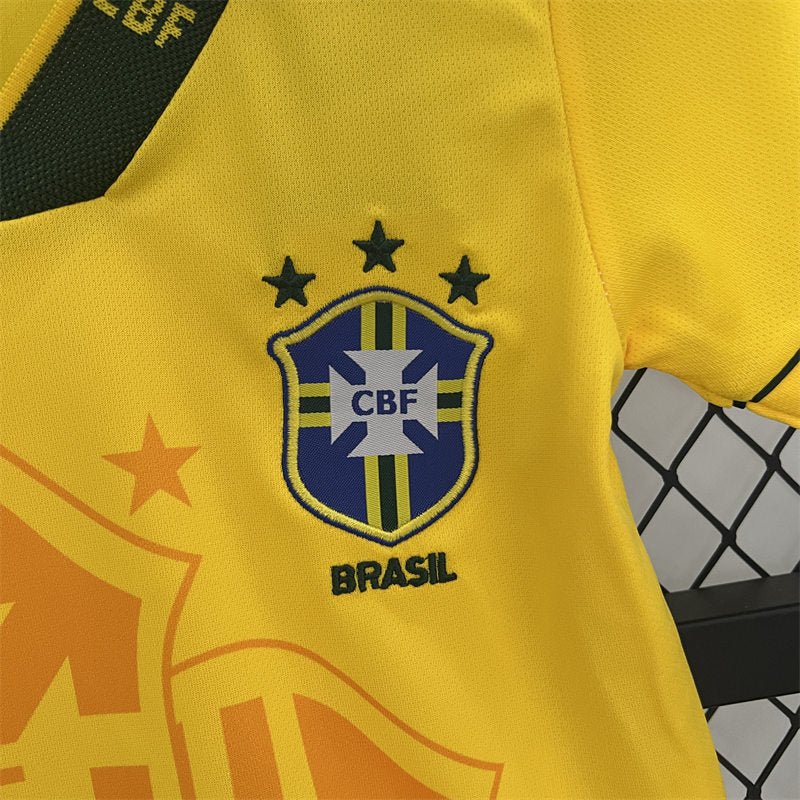 Brazil Home Retro Kids Kit 1994 - FutStore