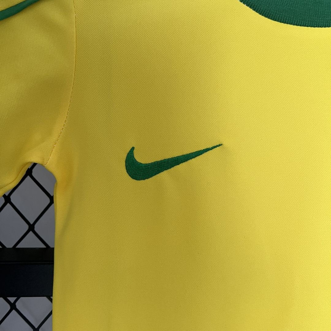 Brazil Home Retro Kids Kit 1998 - FutStore