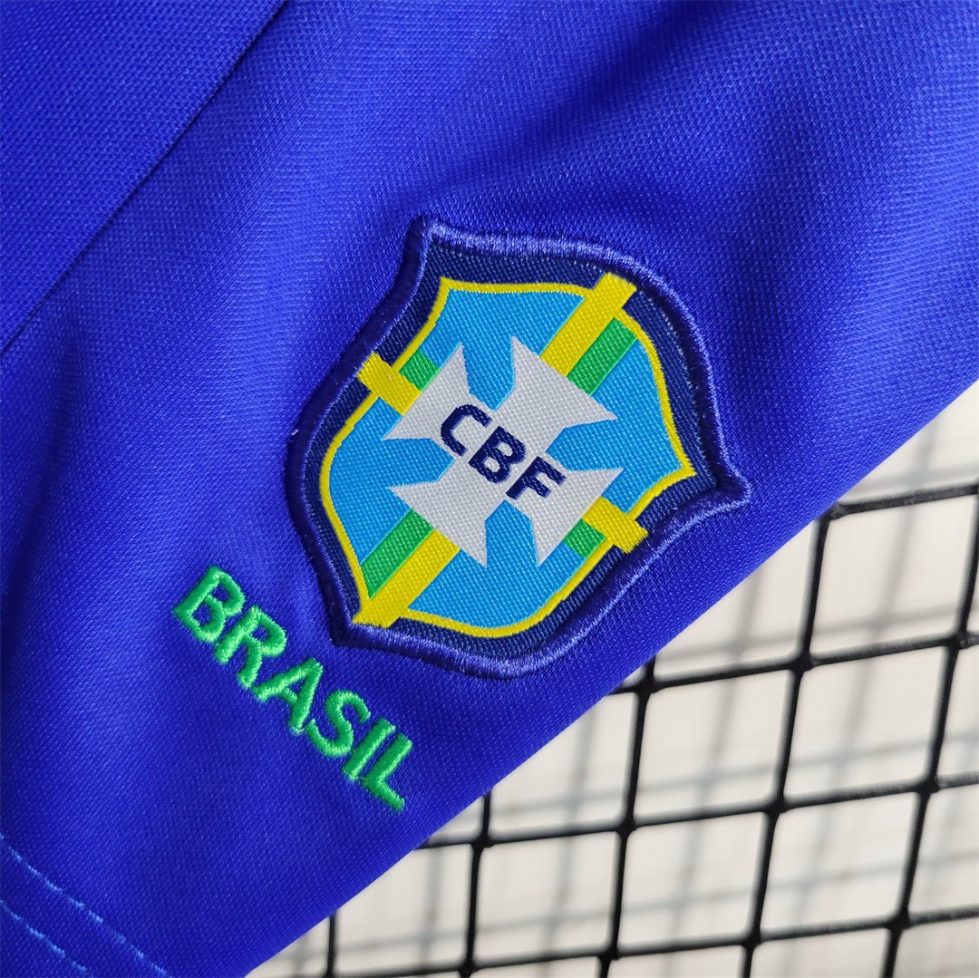 Brazil Home Retro Kids Kit 2023/24 - FutStore