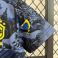 Brazil Special Edition Kit Kids - Cristo Redentor Black - FutStore