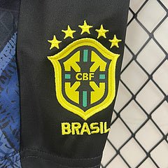 Brazil Special Edition Kit Kids - Cristo Redentor Black - FutStore