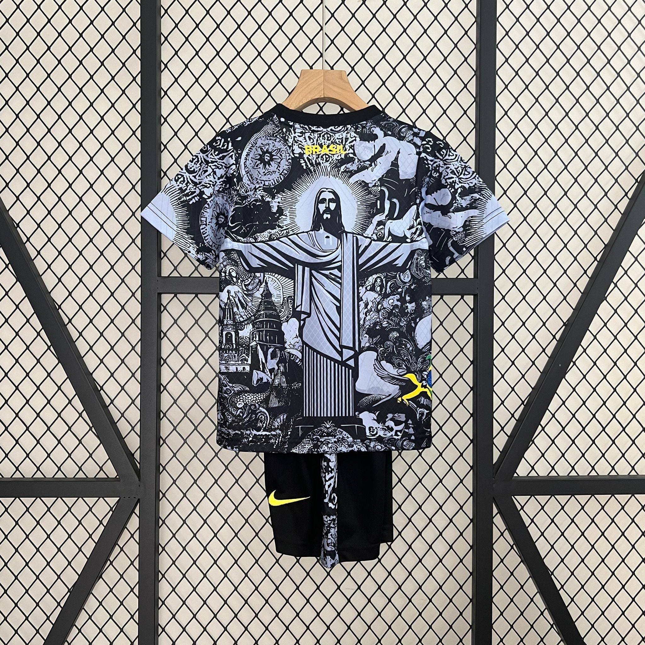Brazil Special Edition Kit Kids - Cristo Redentor - FutStore