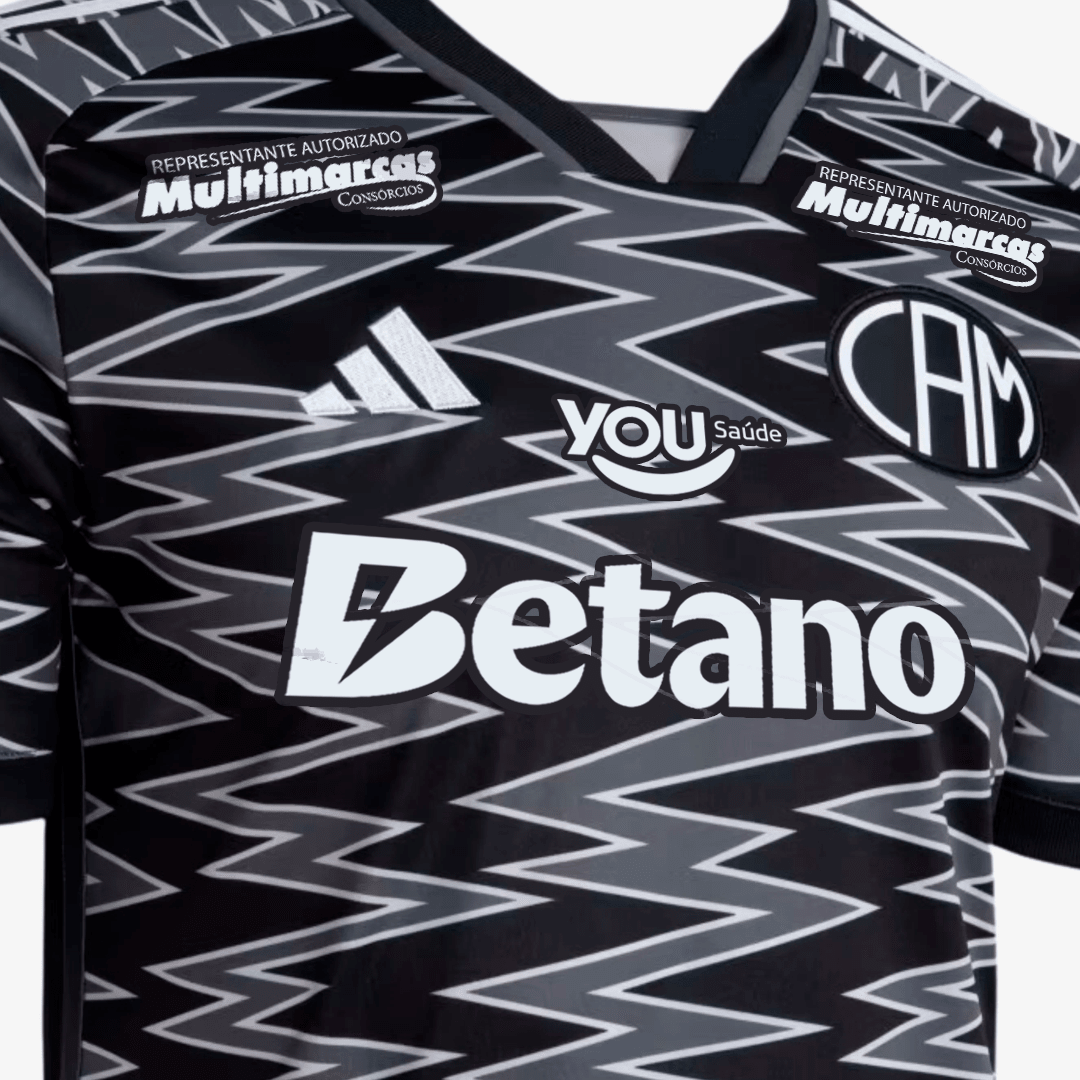 Camisa Atlético Mineiro 2024/25 III Com Patrocínios - FutStore