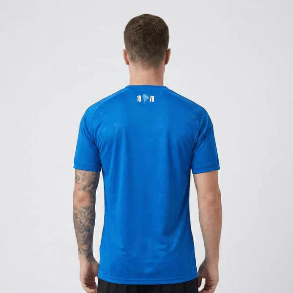 Cruzeiro home soccer jersey 2026/27 fan version in blue with official sponsors - view 3