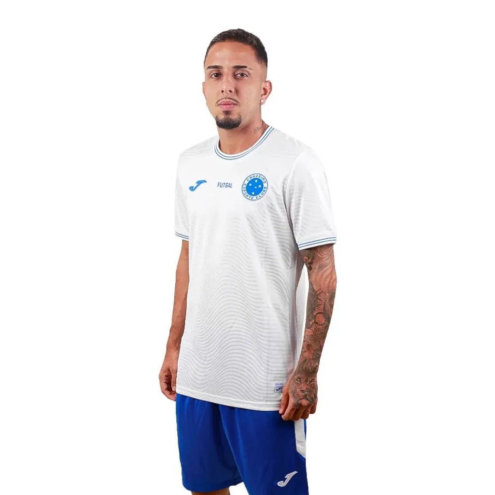 Camisa de Futsal Joma Home Cruzeiro - Branco - FutStore