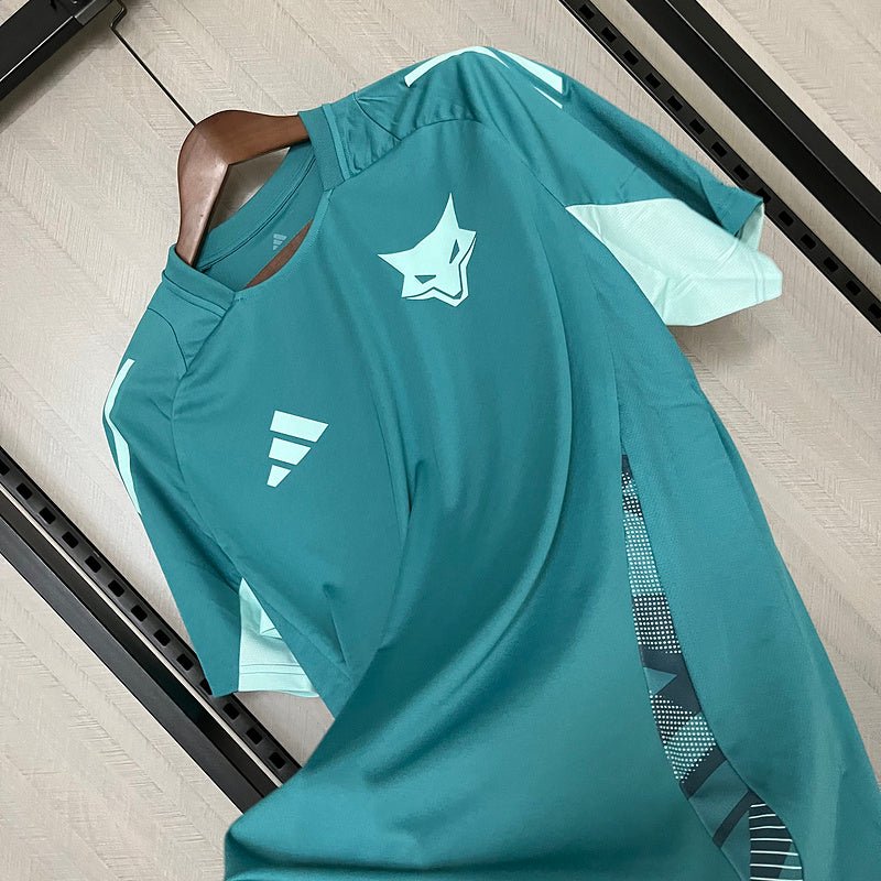 Camisa de Treino Cruzeiro 25/26 Azul Turquesa+Branco - FutStore