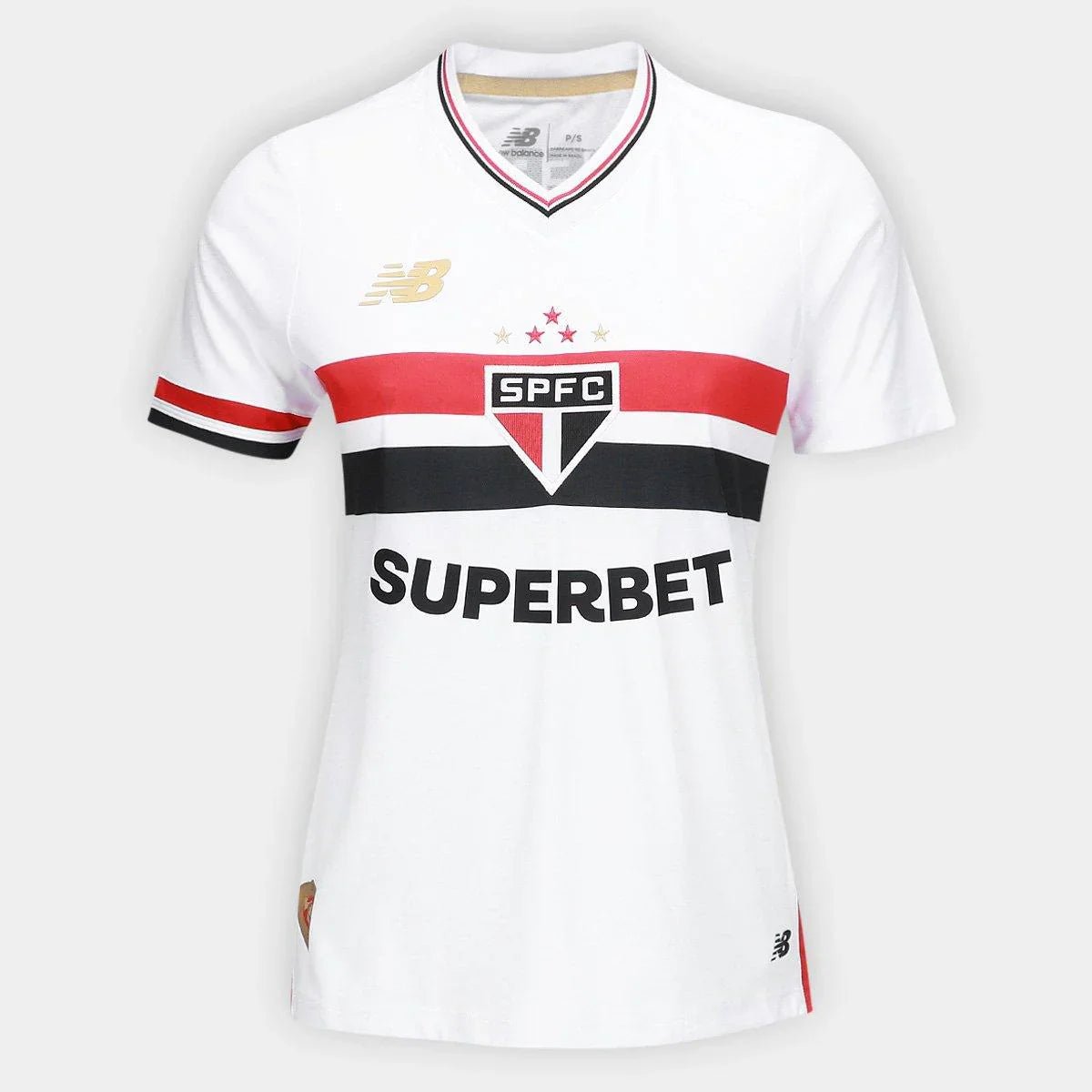 Camisa Feminina New Balance São Paulo 2025/26 I - FutStore