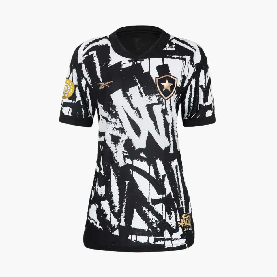 Camisa Feminina Reebok Botafogo 2025/26 IV - Patch Mundial de Clubes - FutStore
