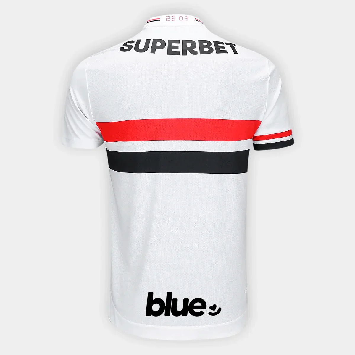 Camisa New Balance São Paulo 2025/26 I Com Patrocínios - FutStore