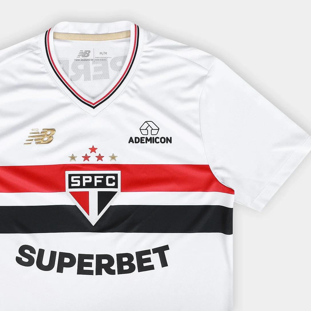 Camisa New Balance São Paulo 2025/26 I Jogador [Slim Fit] - FutStore