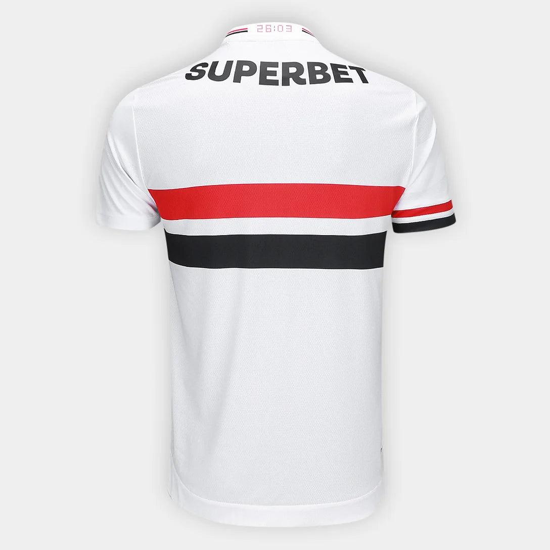Camisa New Balance São Paulo 2025/26 I Jogador [Slim Fit] - FutStore