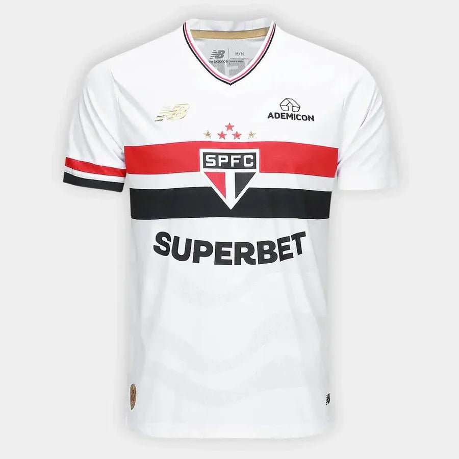 Camisa New Balance São Paulo 2025/26 I Jogador [Slim Fit] - FutStore