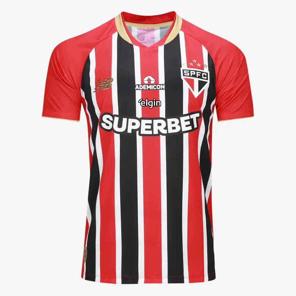 Camisa New Balance São Paulo 2025/26 II Jogador Com Patrocínios [Slim Fit] - FutStore