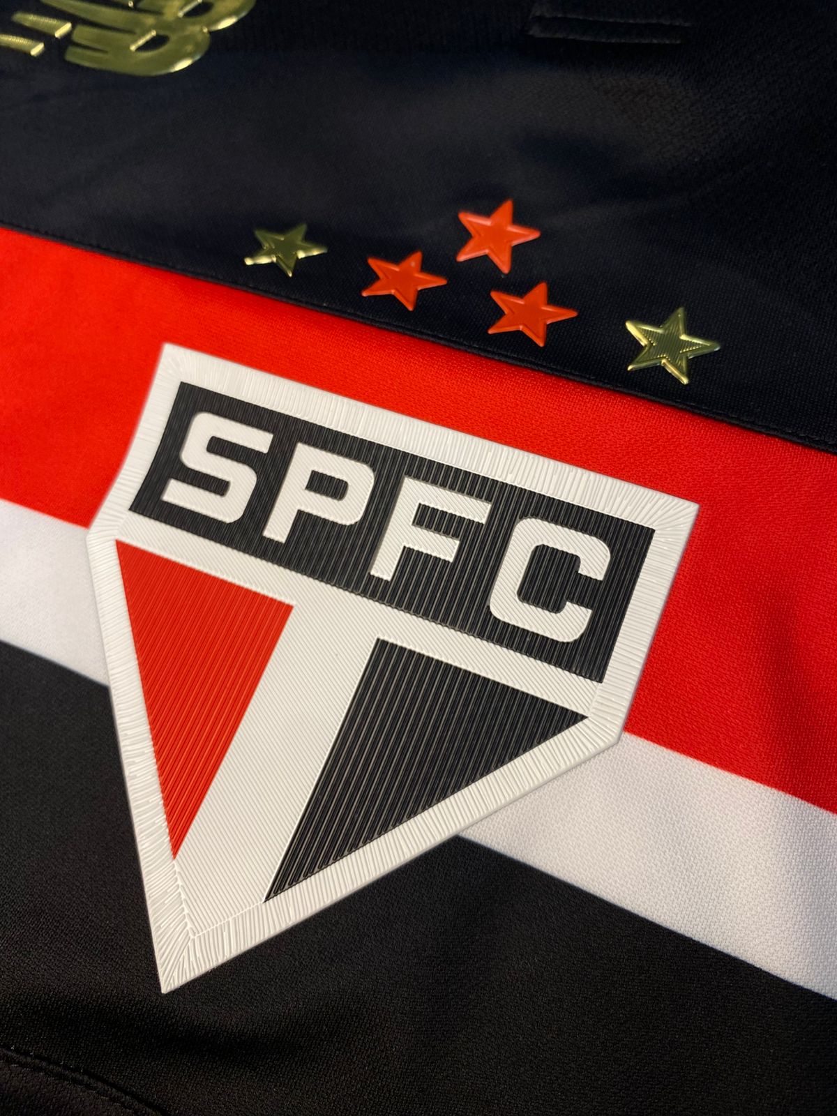 Camisa São Paulo III Preta 25/26 Jogador - FutStore