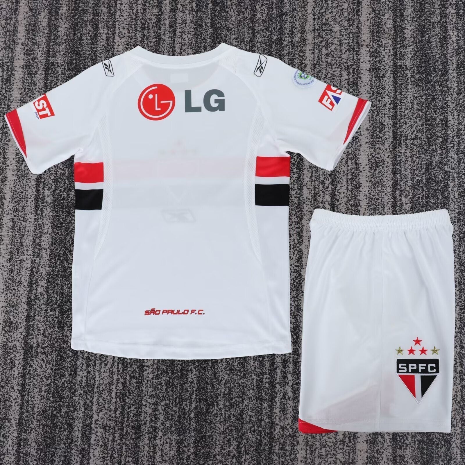 Camisa Sao Paulo Kit Kids Retro 2007/08 - Home - FutStore