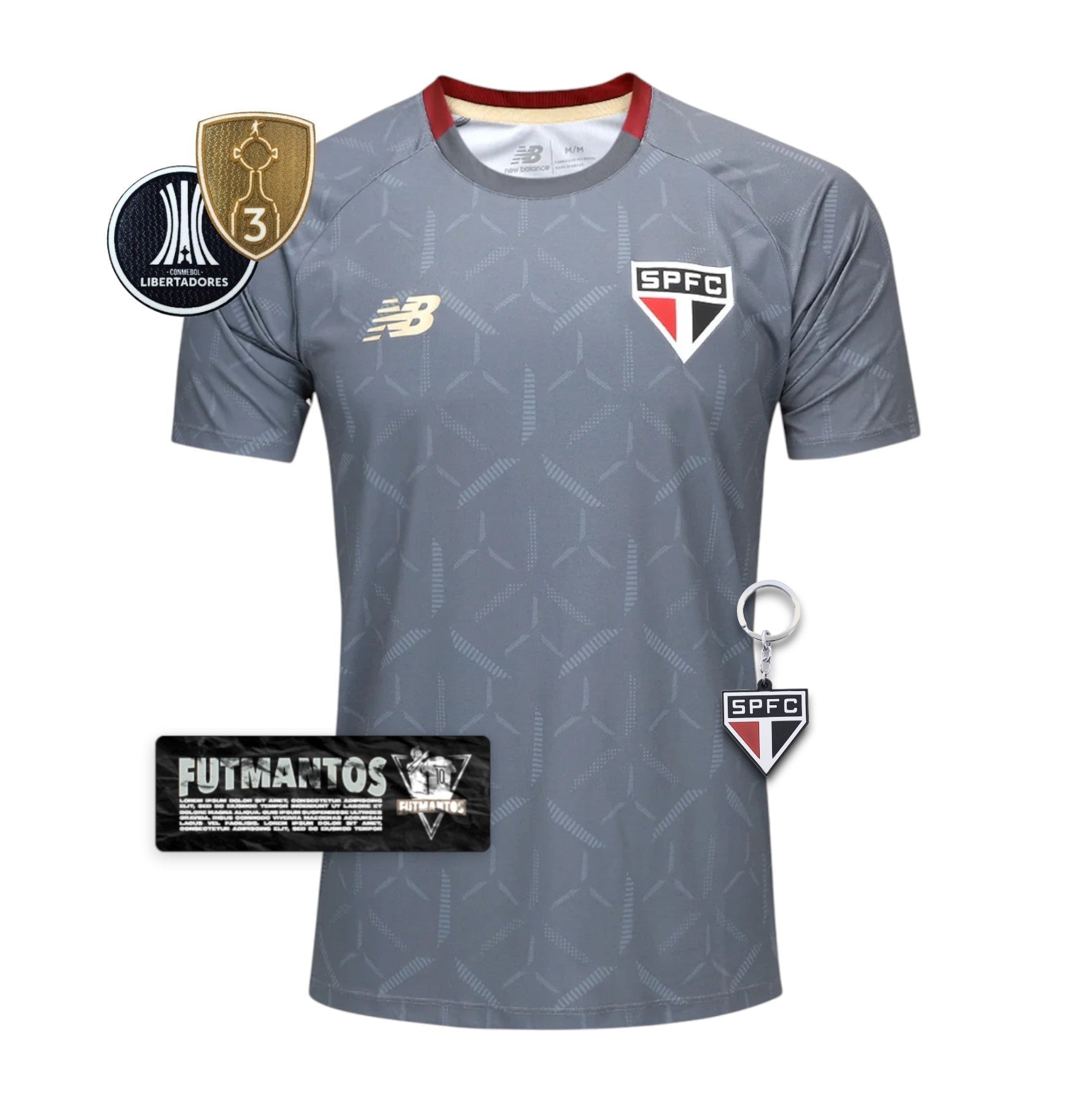 Camisa Treino S��o Paulo 25/26 - Cinza - FutStore