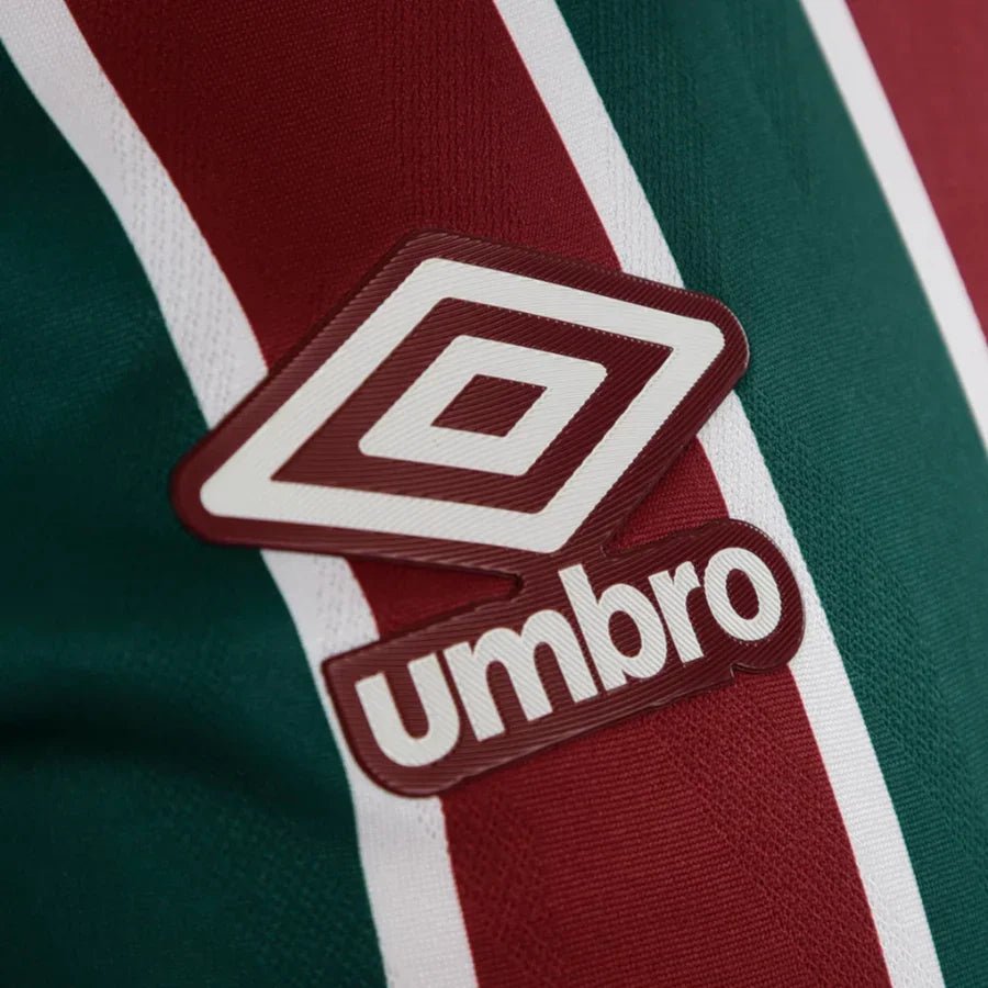 Camisa Umbro Fluminense 2025/26 I Jogador Authentic Player [Slim Fit] Player [Slim Fit] Player [Slim Fit] - Patch Mundial [Slim Fit] - FutStore