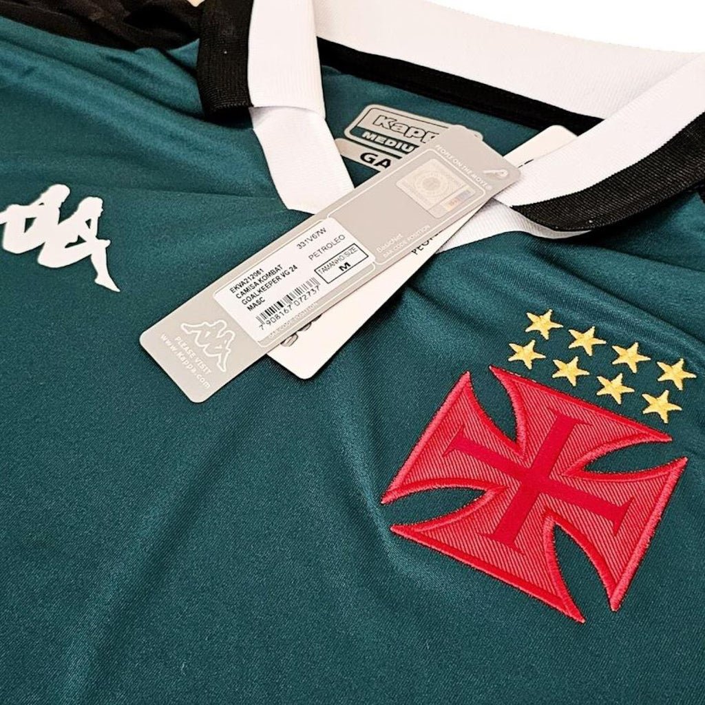 Camisa Vasco da Gama Kappa 2024 Goleiro Petróleo - Masculina - FutStore