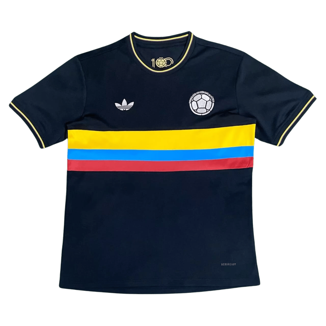 Camiseta Colombia Centenario 2024/2025 Negra - FutStore