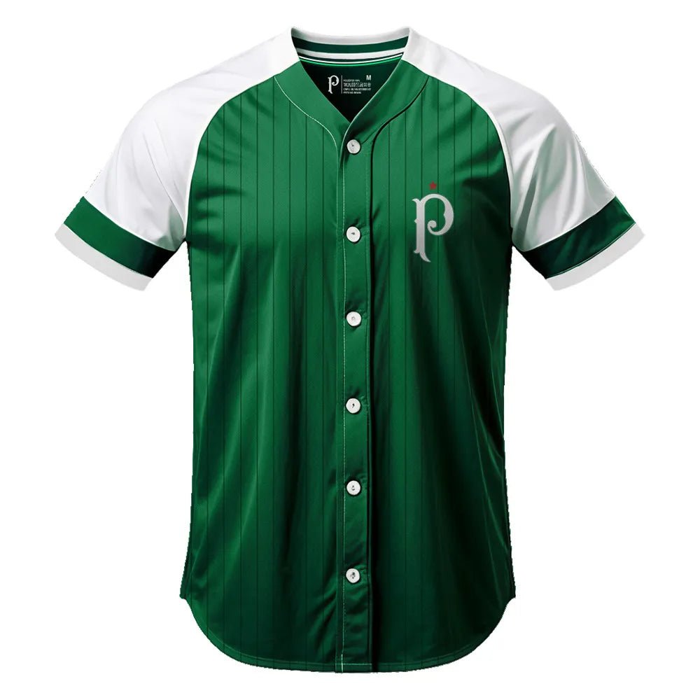 Camiseta Palmeiras Baseball III Masculina - [Slim Fit] - FutStore