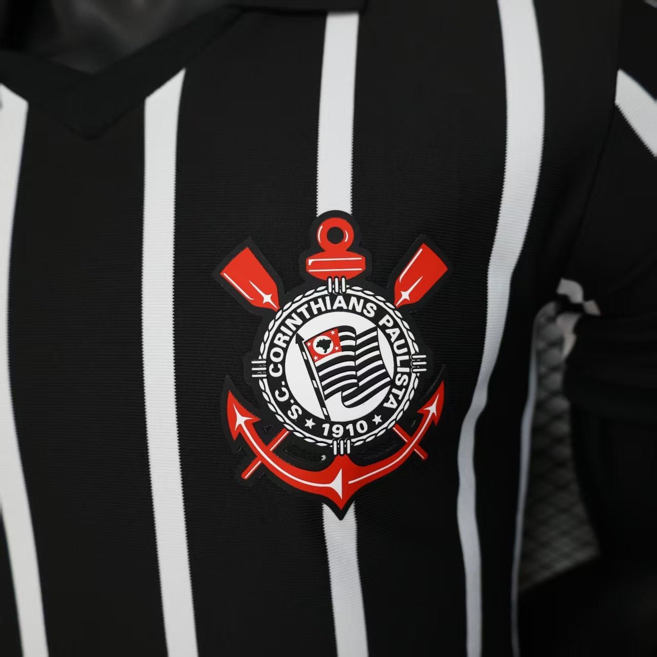 Camiseta Polo Corinthians Japão Masculina Player [Slim Fit] - FutStore