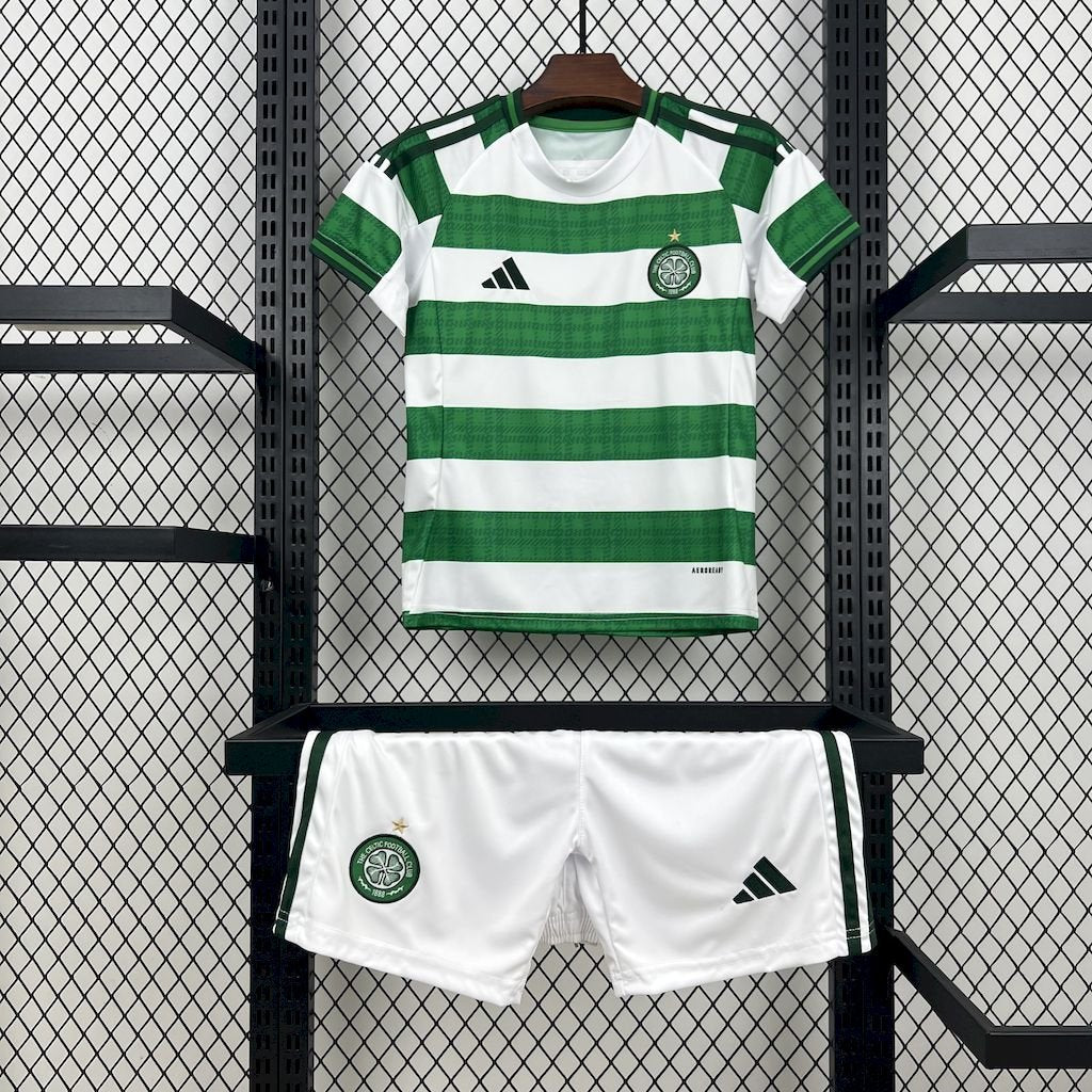 Celtic 2025/26 Home Kids Kit - FutStore