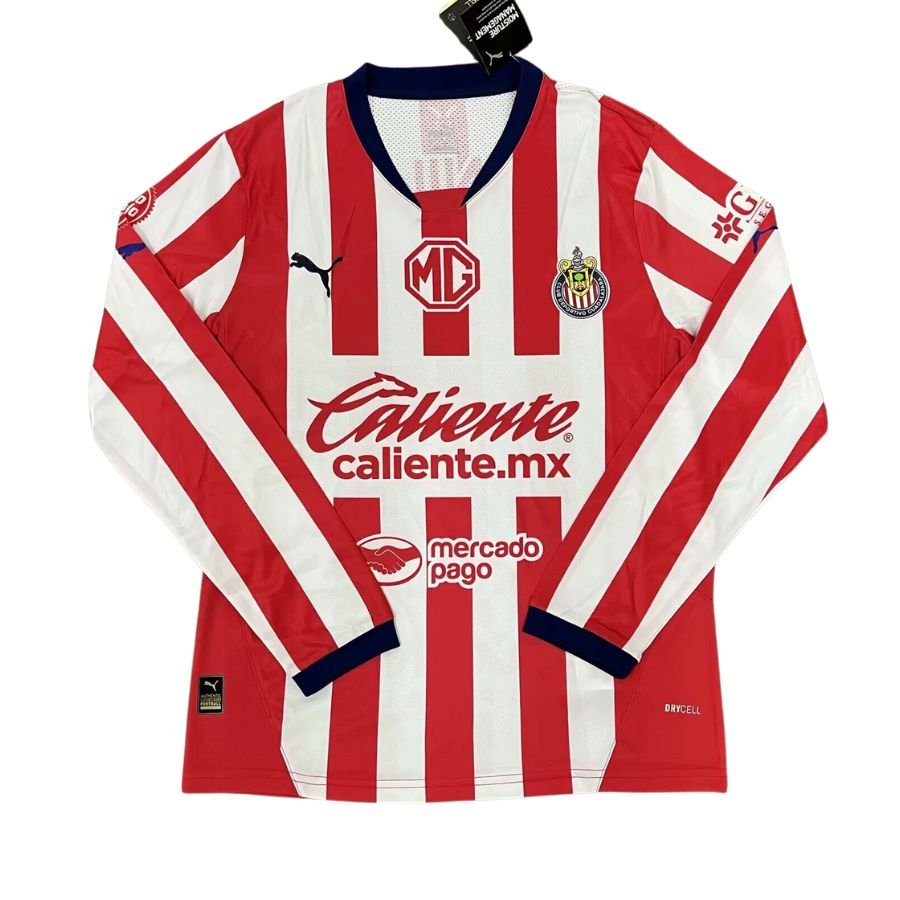 Chivas de Guadalajara Home Long Sleeve Fan Jersey 2024/25 - FutStore