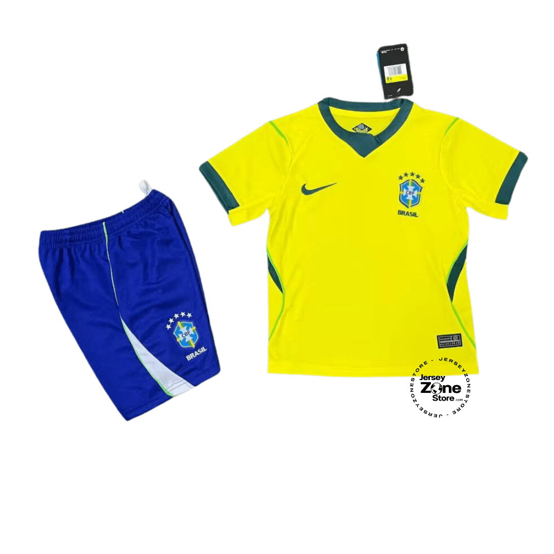 Conjunto Infantil Brazil World Cup 2026 Kit Kids - FutStore