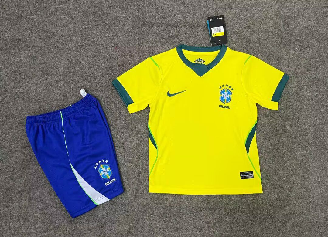 Conjunto Infantil Brazil World Cup 2026 Kit Kids - FutStore