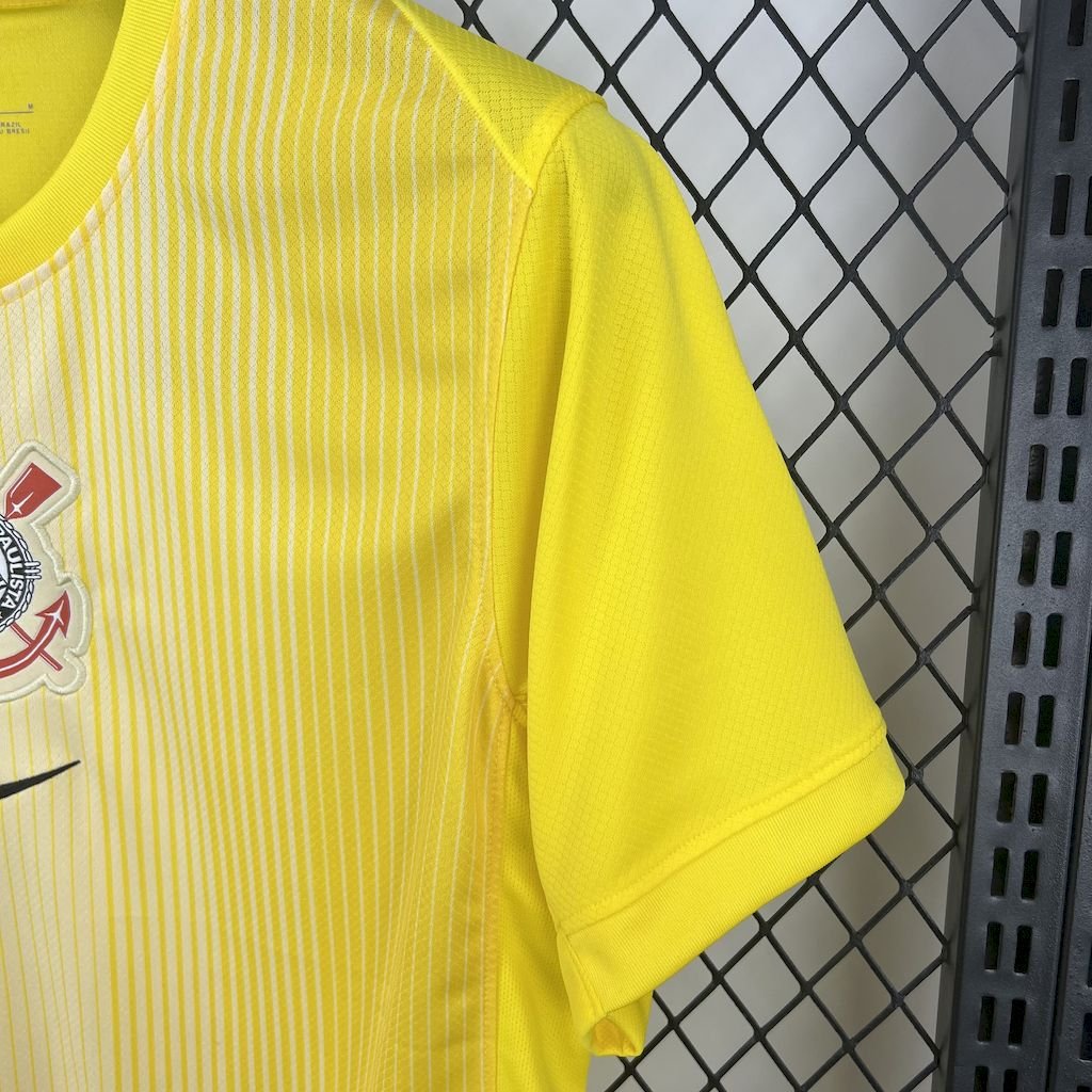 Corinthians 2025/26 Yellow goalkeeper Jersey - Fan Version - FutStore