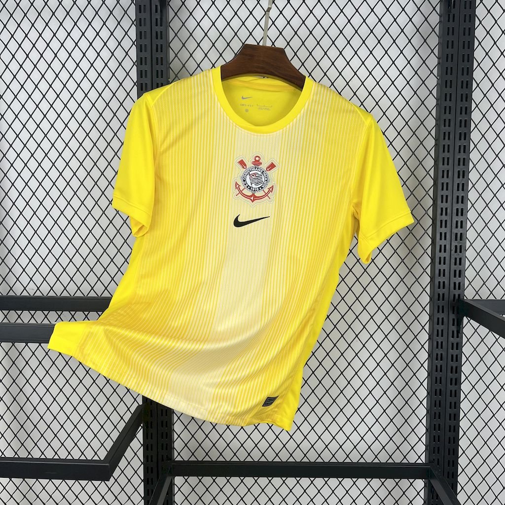 Corinthians 2025/26 Yellow goalkeeper Jersey - Fan Version - FutStore