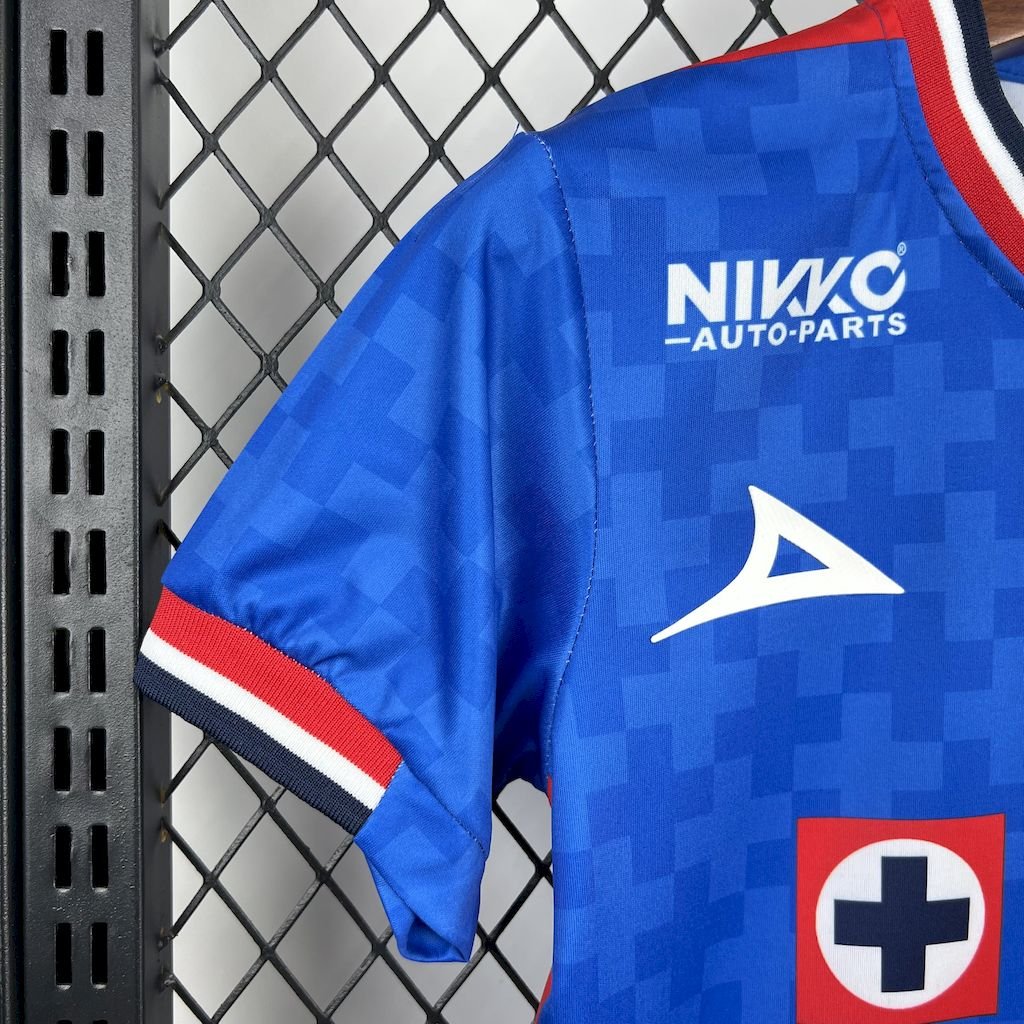 Cruz Azul 2025/26 home Kids Kit - FutStore