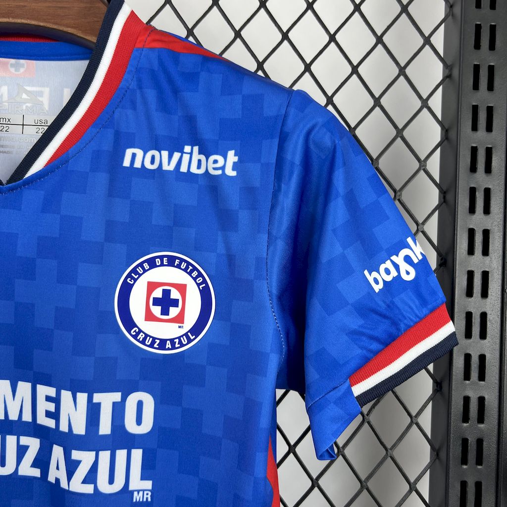 Cruz Azul 2025/26 home Kids Kit - FutStore