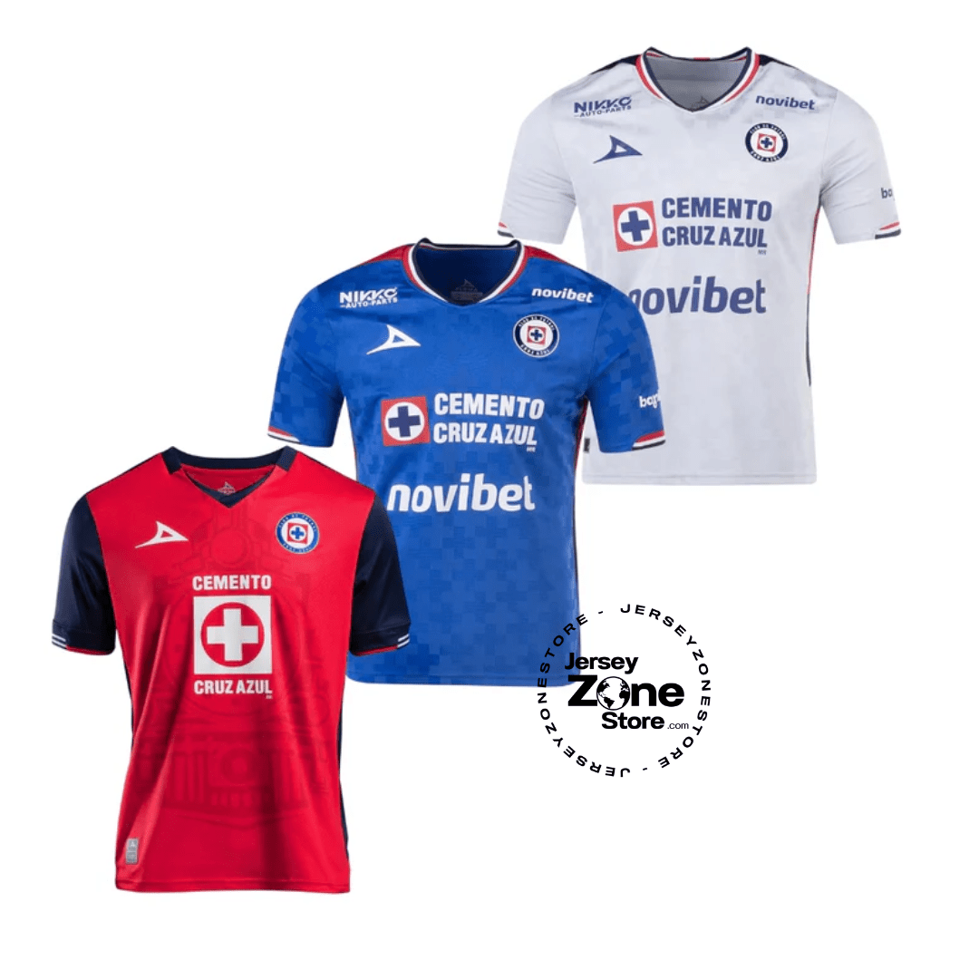 Cruz Azul 2025/26 - Kit 3 Fan Version - FutStore