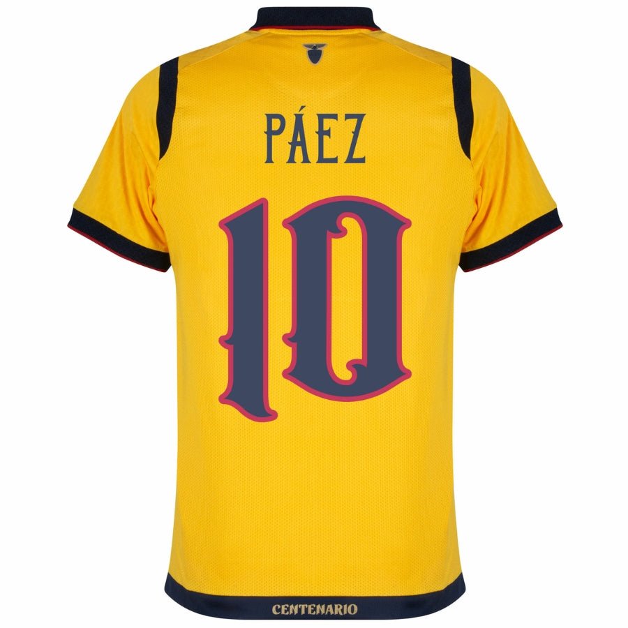 Ecuador Centenary Home Paez 10 Fan Jersey 2025/26 - FutStore