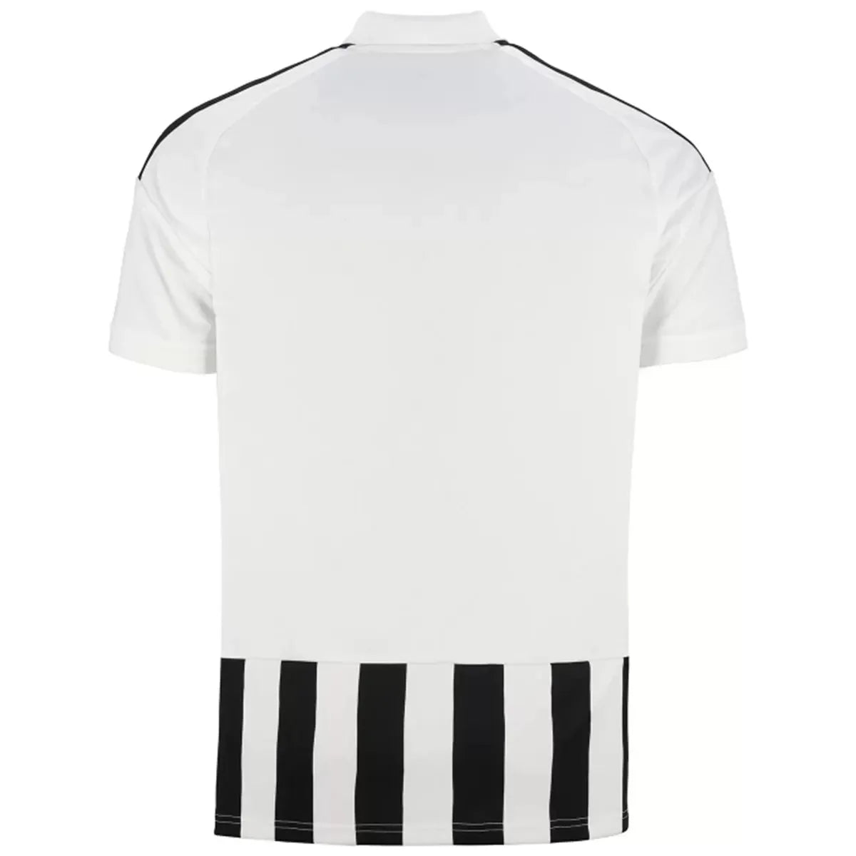 Juventus home soccer jersey 2026/27 fan version in black and white stripes - view 4