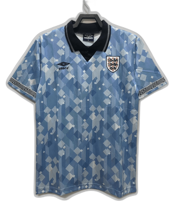 England 1990 Blue Edition Jersey - Retro Version - FutStore
