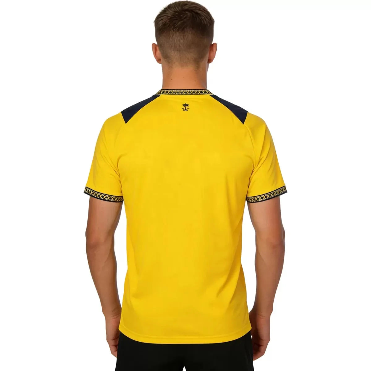 Al Nassr home soccer jersey 2026/27 fan version in yellow and blue - view 2
