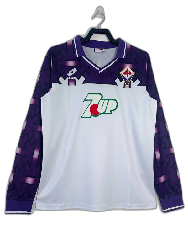 Fiorentina 92/93 II Away Jersey - Long Sleeve Retro Version - FutStore