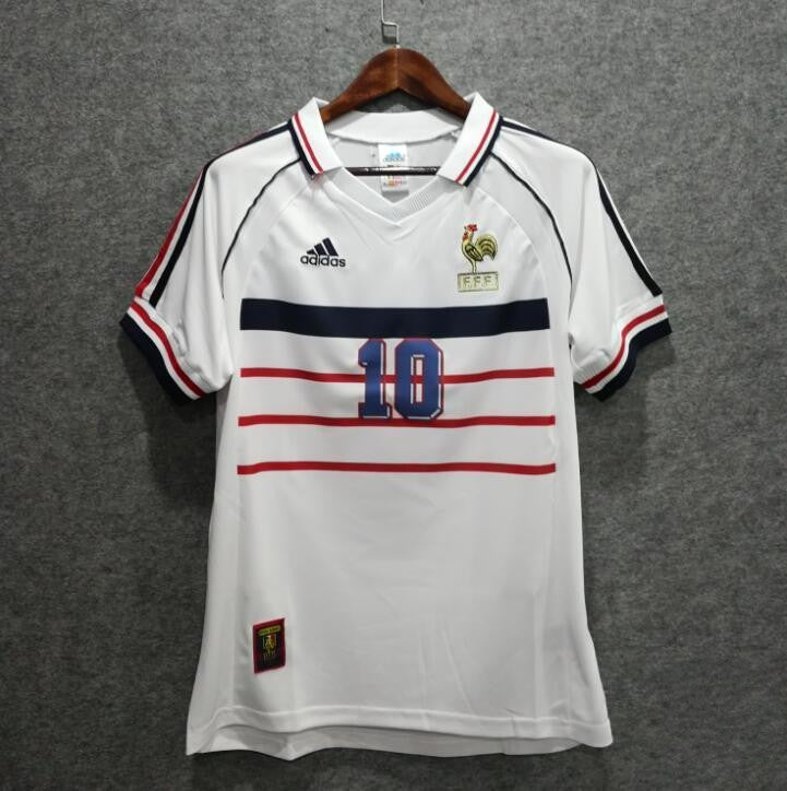 France 1998 World Cup Zidane 10 Away - FutStore