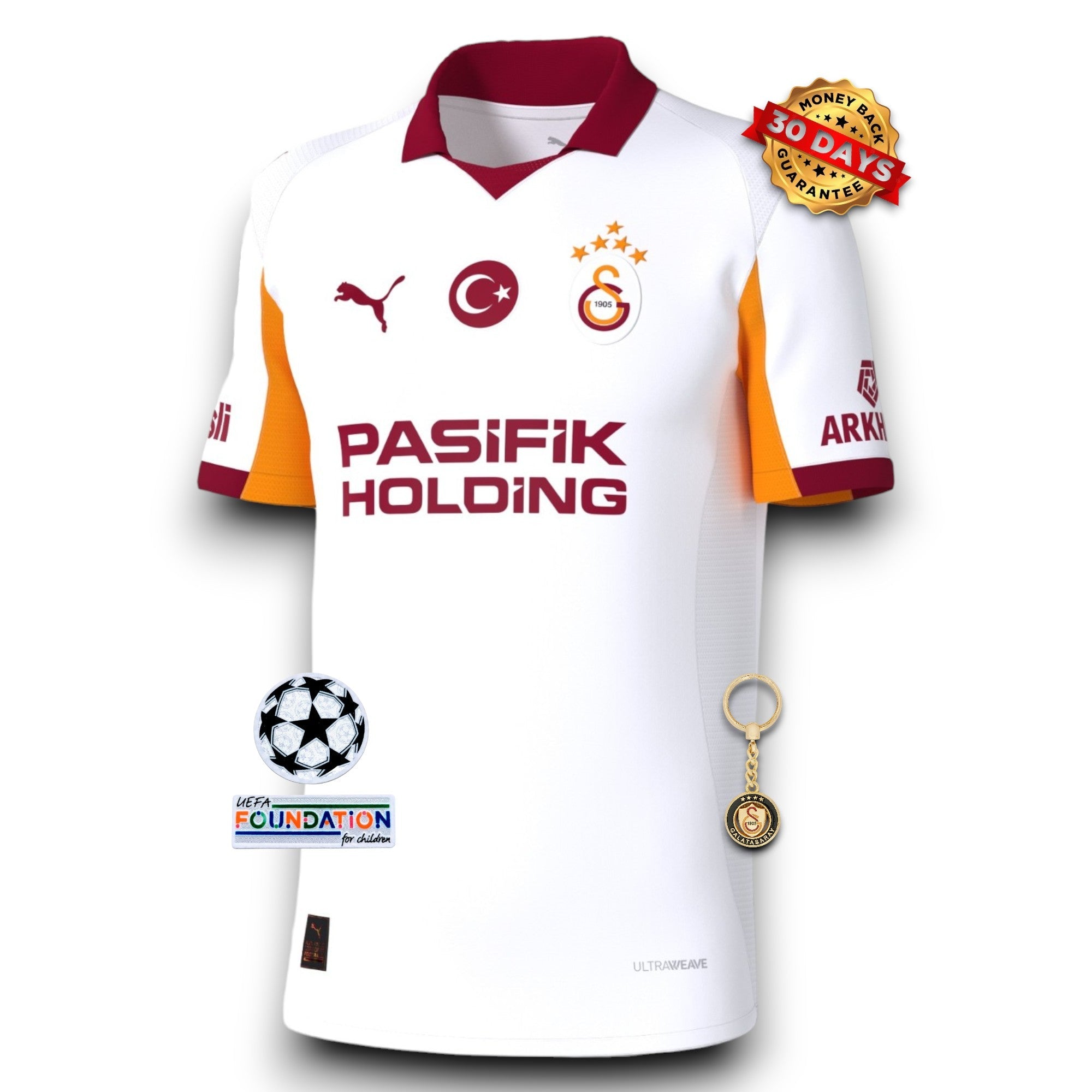 Galatasaray Away Jersey 2025/26 - With Sponsors - FutStore
