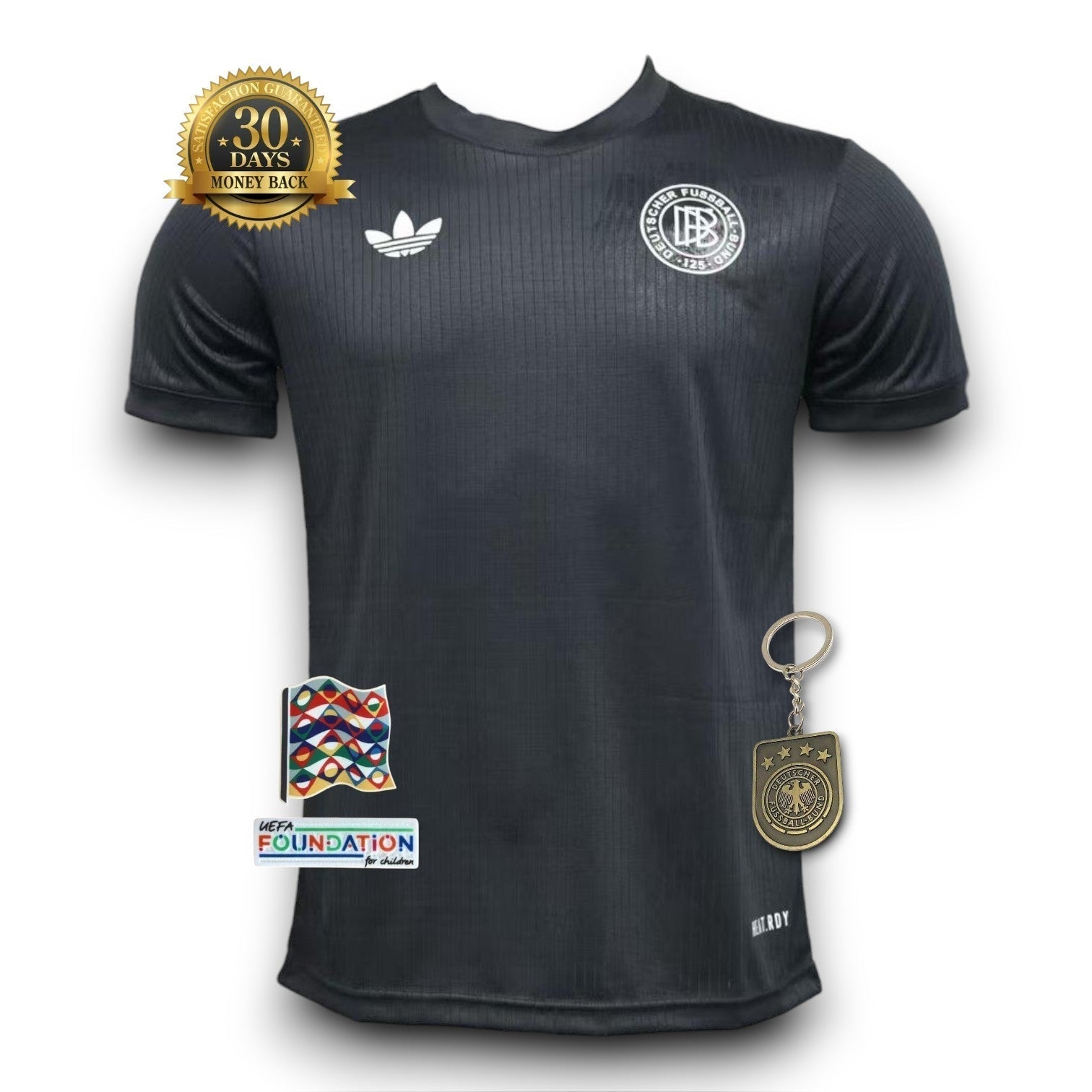 Germany 125th Anniversary Jersey Black - FutStore