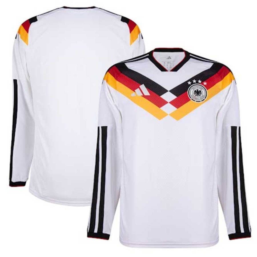 Germany Home Long Sleeve Fan Jersey Shirt 2026 World Cup - FutStore