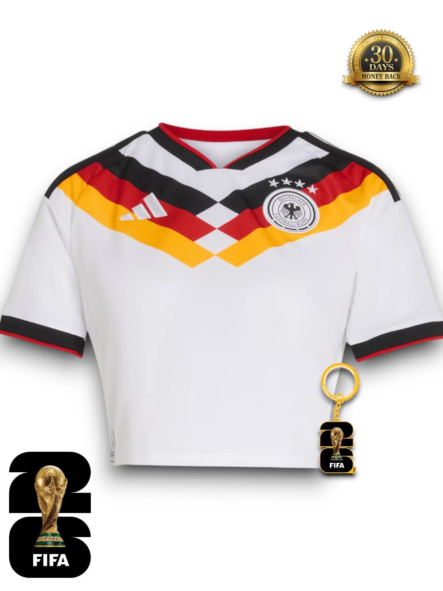 Germany World Cup 2026 Cropped Jersey - Women's - FutStore